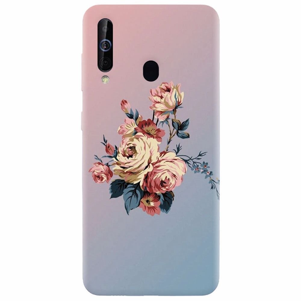 Husa silicon pentru Samsung Galaxy M30, Roses