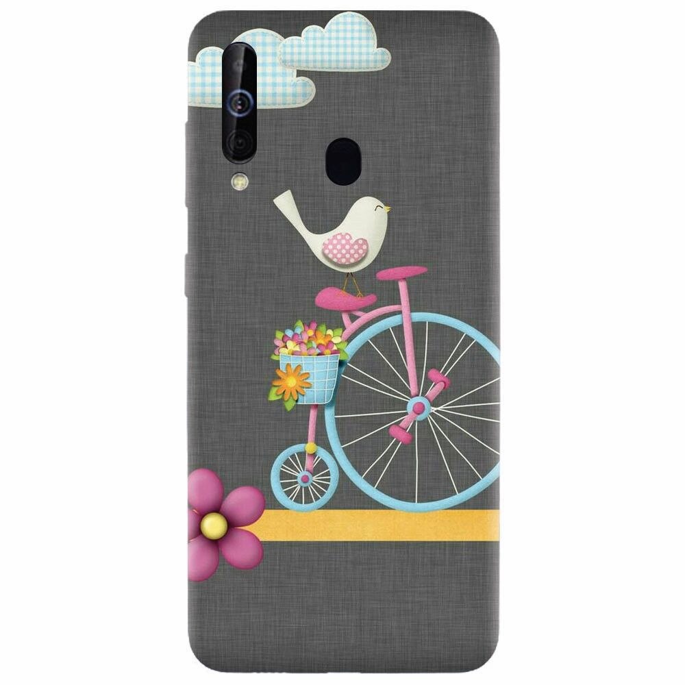 Husa silicon pentru Samsung Galaxy A60, Bird