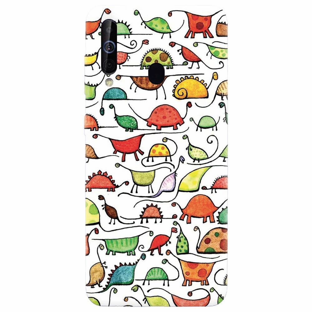 Husa silicon pentru Samsung Galaxy M30, Dino