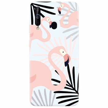 Husa silicon pentru Samsung Galaxy M30, Flamingo Husa silicon pentru Samsung Galaxy M30, Flamingo