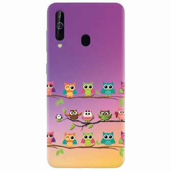 Husa silicon pentru Samsung Galaxy M30, Owls Husa silicon pentru Samsung Galaxy M30, Owls