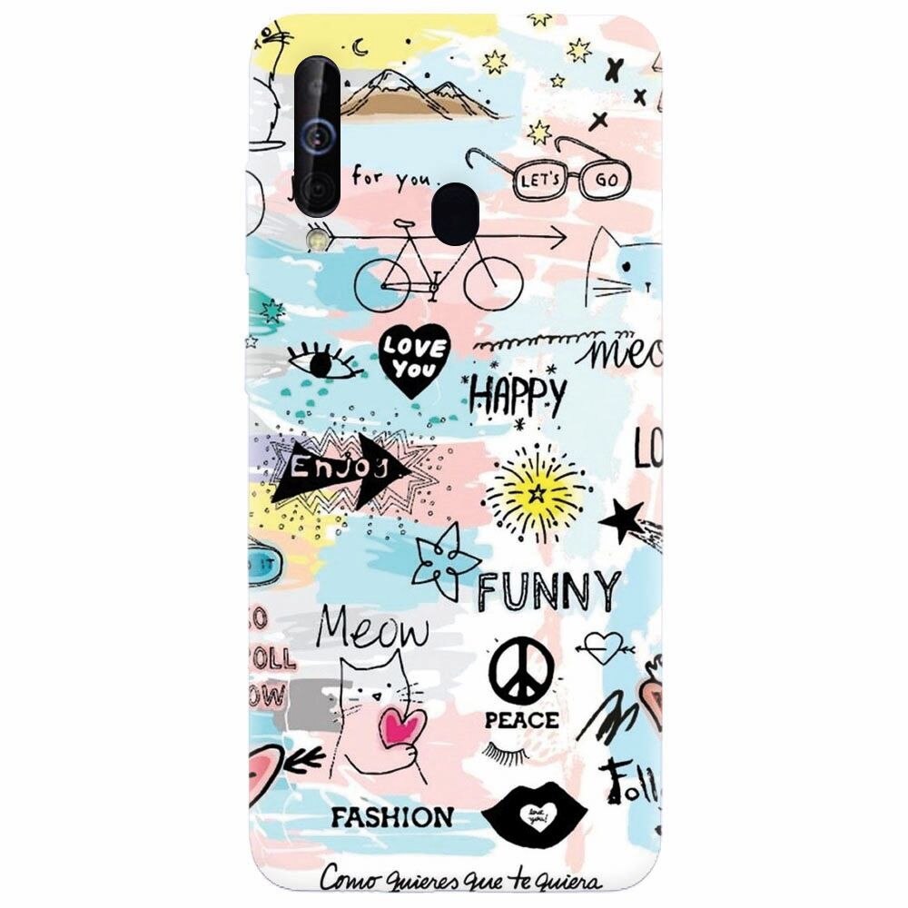 Husa silicon pentru Samsung Galaxy A60, Enjoy