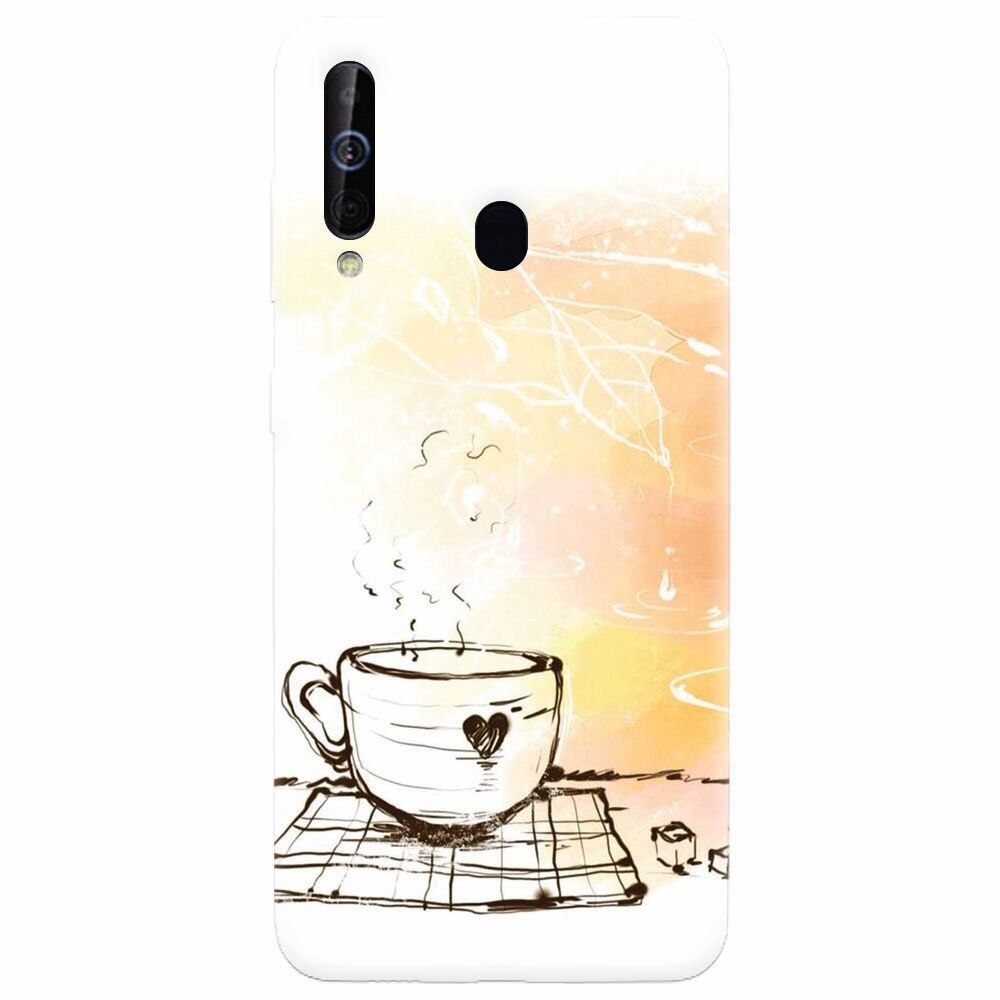 Husa silicon pentru Samsung Galaxy A60, Coffe Love