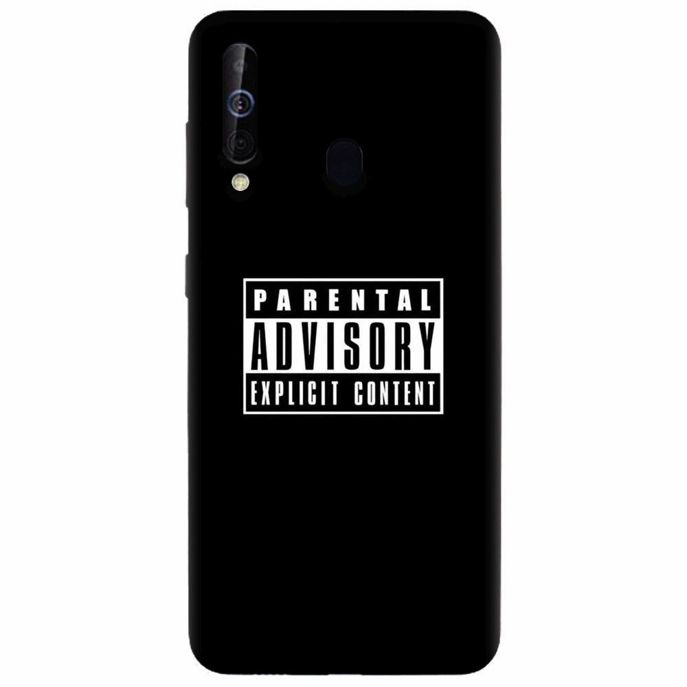 Husa silicon pentru Samsung Galaxy A60, Parental Advisory