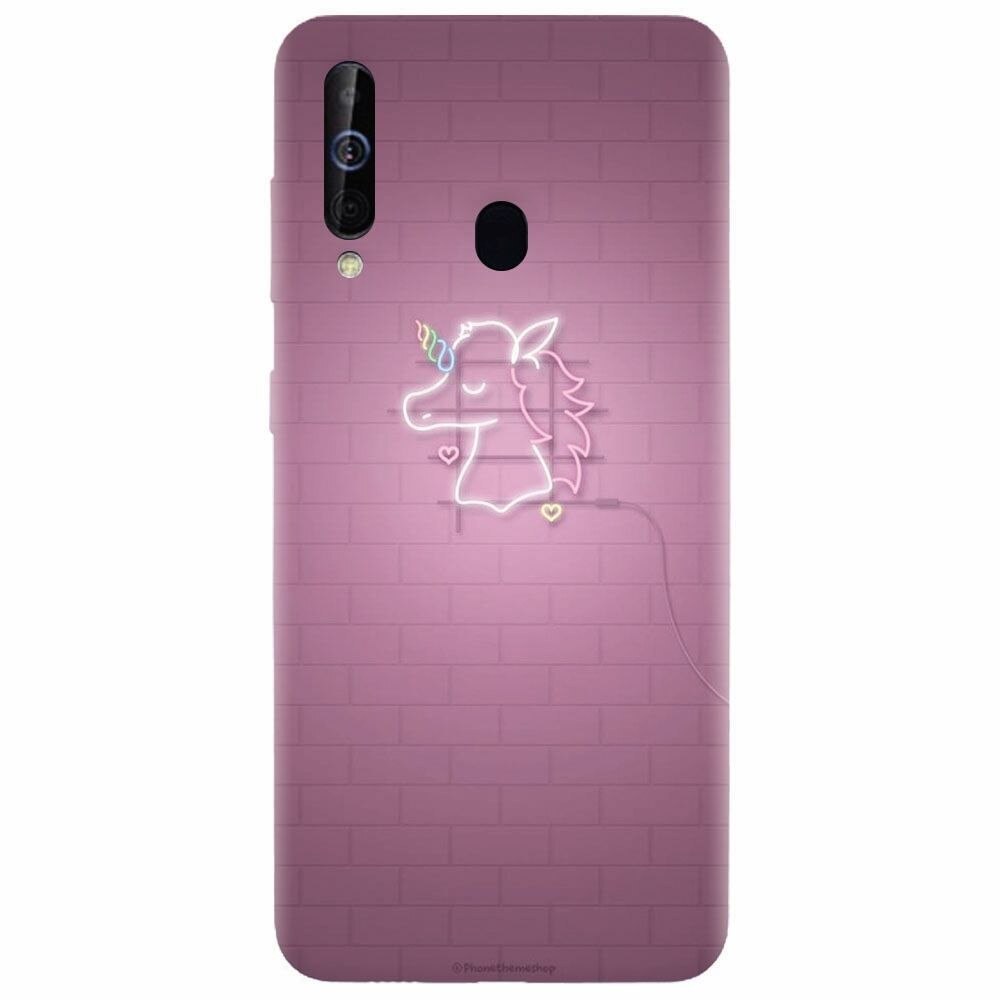 Husa silicon pentru Samsung Galaxy A60, Light Unicorn