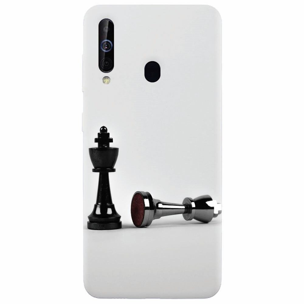 Husa silicon pentru Samsung Galaxy M30, Chess