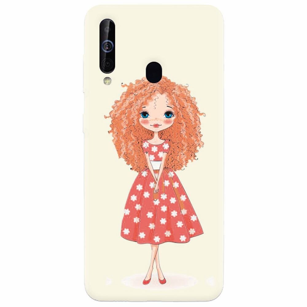 Husa silicon pentru Samsung Galaxy A60, Sweet Little Girl
