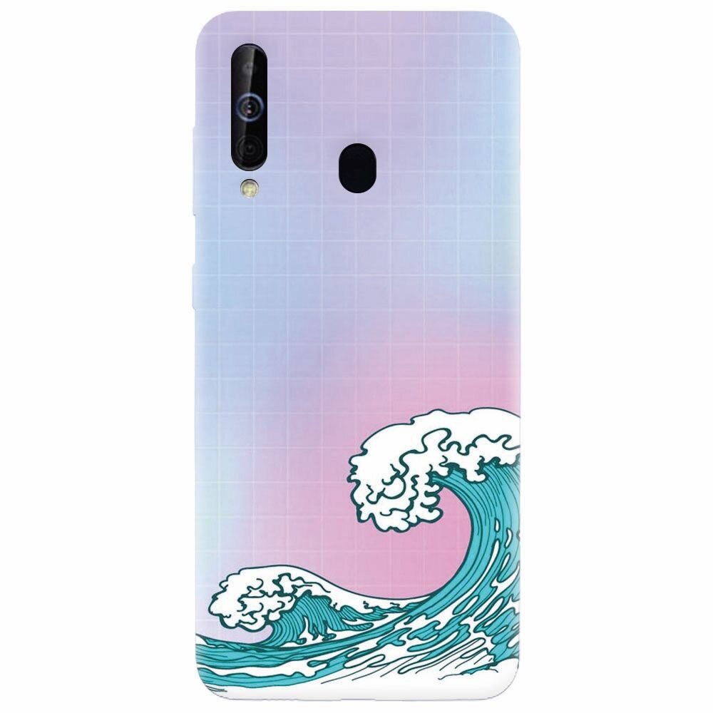 Husa silicon pentru Samsung Galaxy A60, Waves