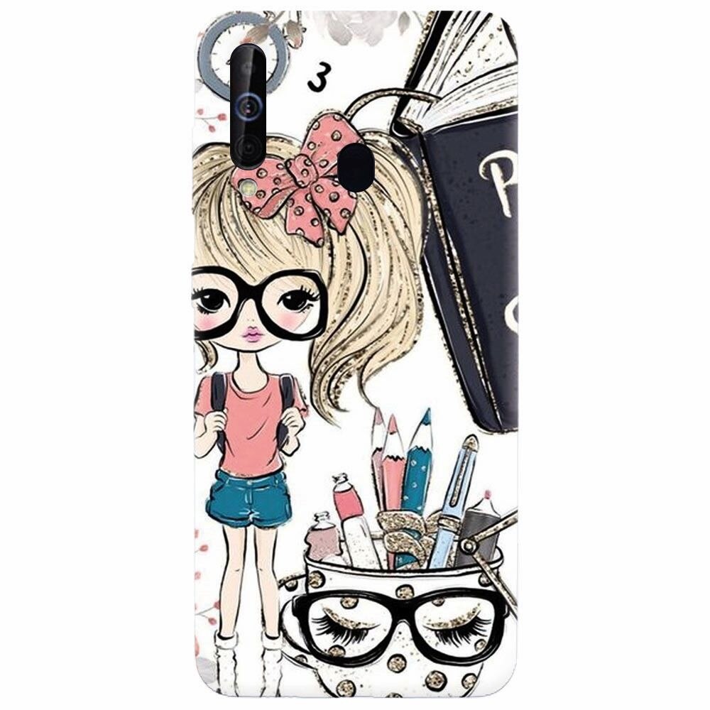 Husa silicon pentru Samsung Galaxy A60, School Girl