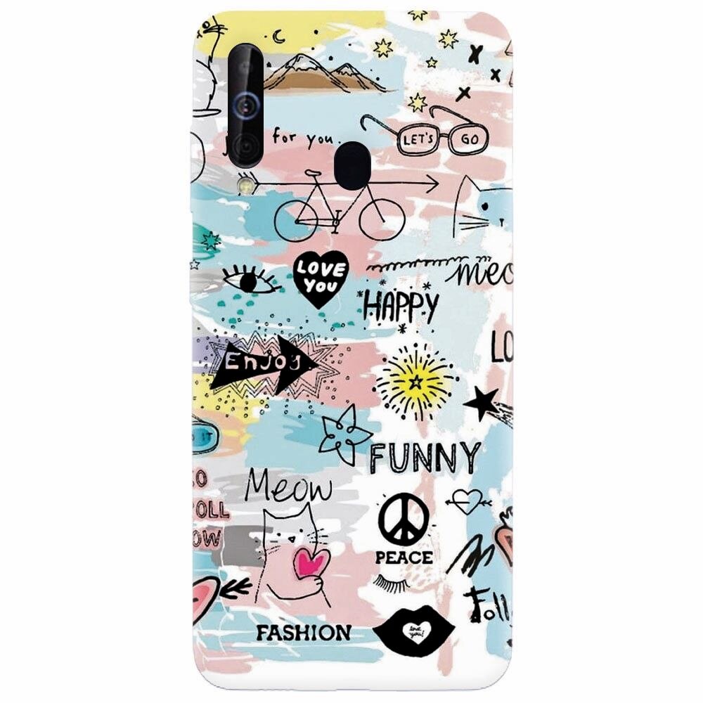 Husa silicon pentru Samsung Galaxy M30, Travel 101