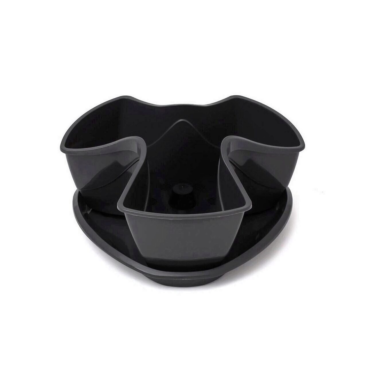 Ghiveci decorativ Strend Pro COUBI DKN3001, capacitate 3 L, negru