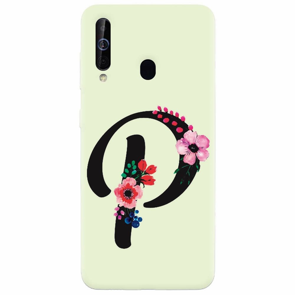 Husa silicon pentru Samsung Galaxy A60, Litera P