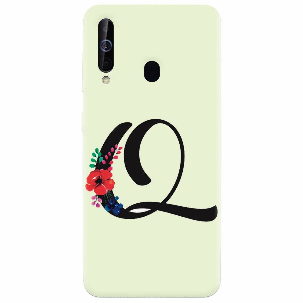 Husa silicon pentru Samsung Galaxy A60, Litera Q