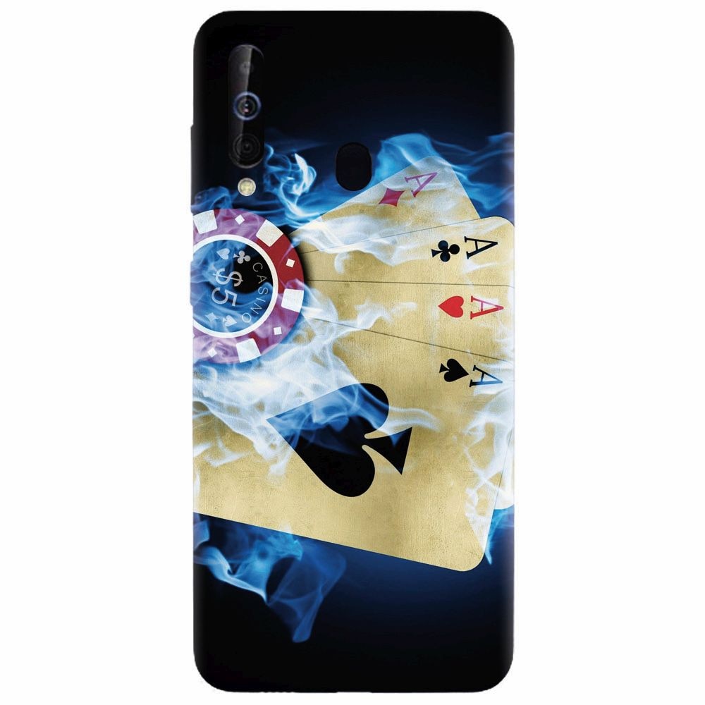 Husa silicon pentru Samsung Galaxy A60, Casino
