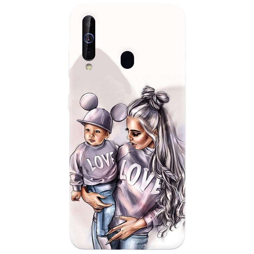 Husa silicon pentru Samsung Galaxy A60, Mommy Love