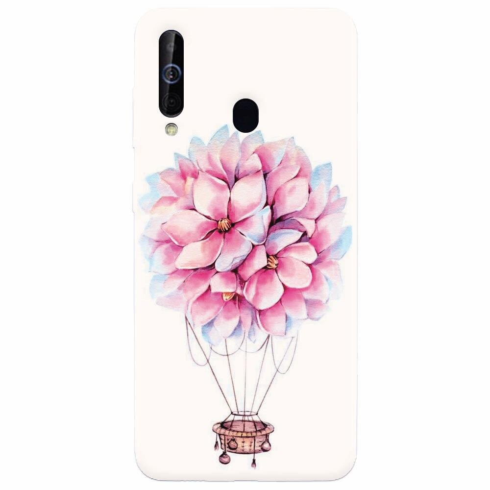 Husa silicon pentru Samsung Galaxy A60, Flower Baloon