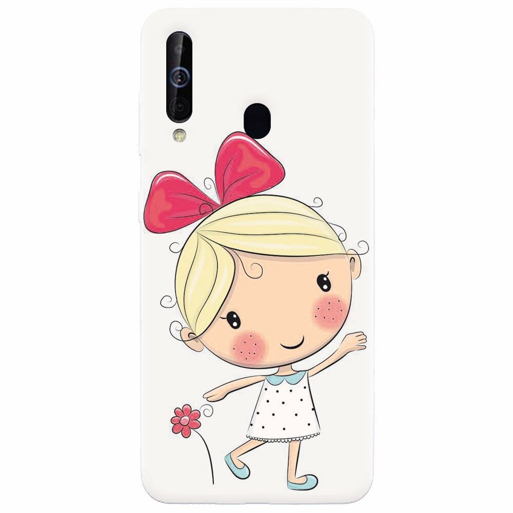 Husa silicon pentru Samsung Galaxy A60, Fetita