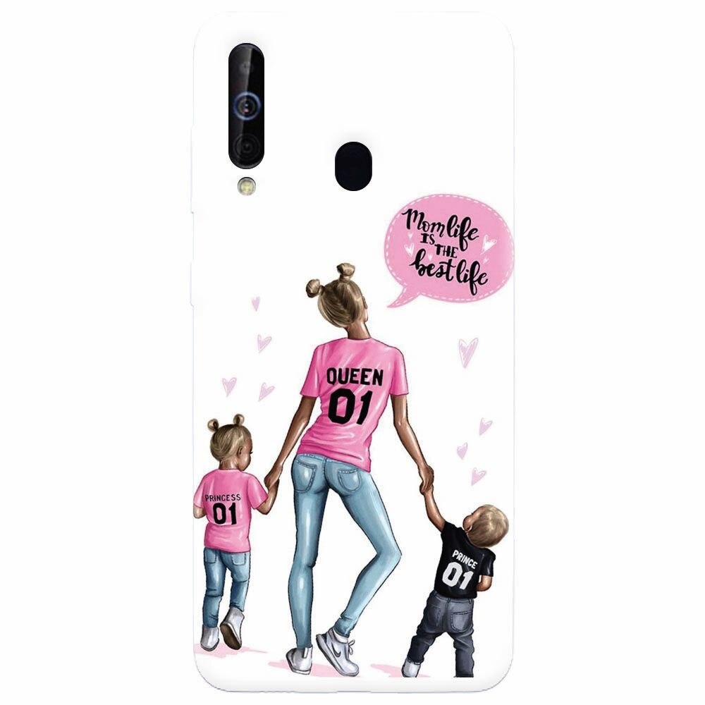 Husa silicon pentru Samsung Galaxy A60, Mom Life