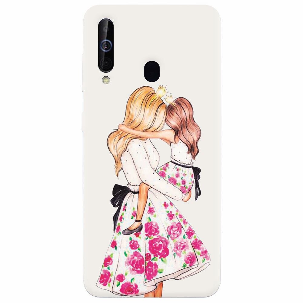 Husa silicon pentru Samsung Galaxy A60, Mom Love