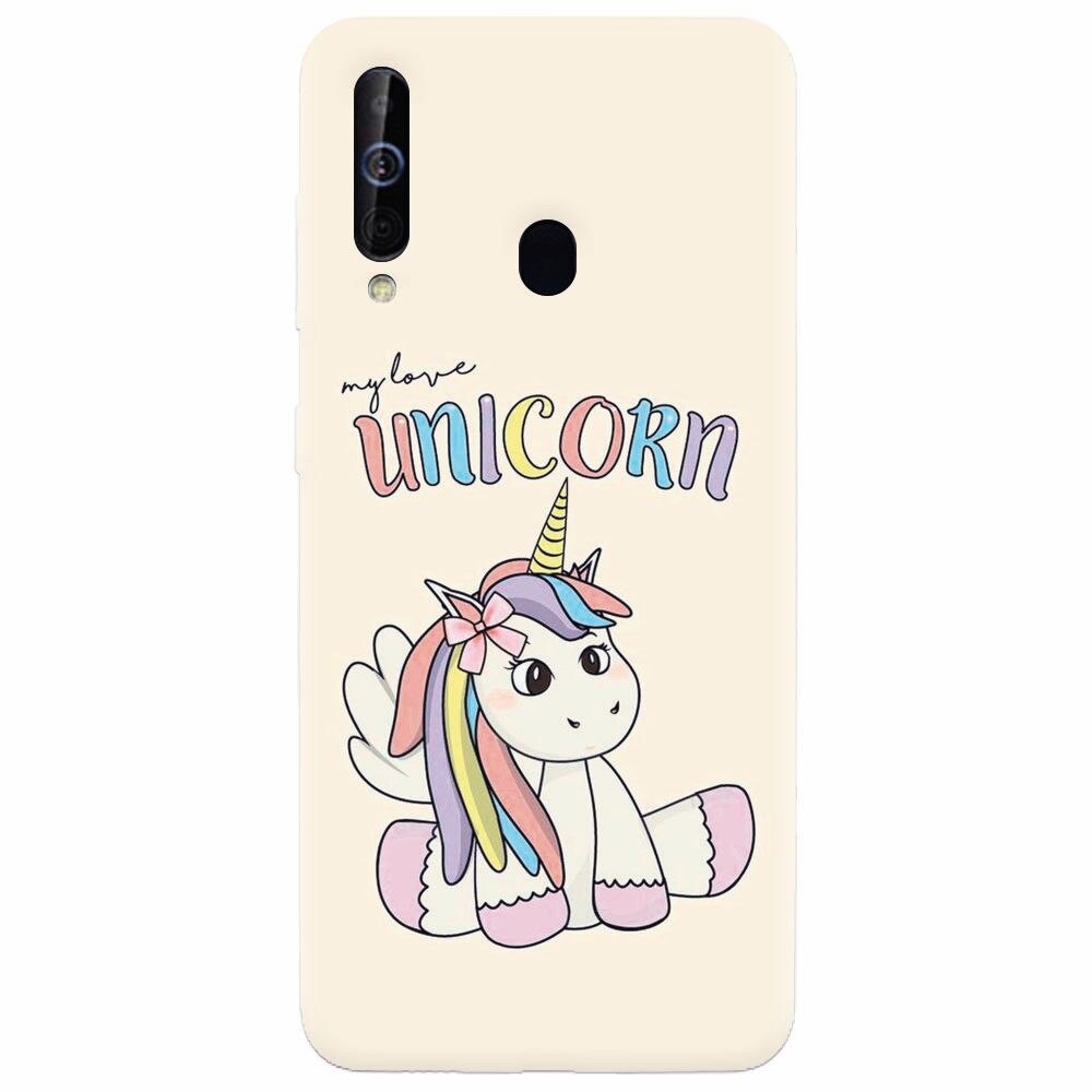 Husa silicon pentru Samsung Galaxy A60, My Love Unicorn