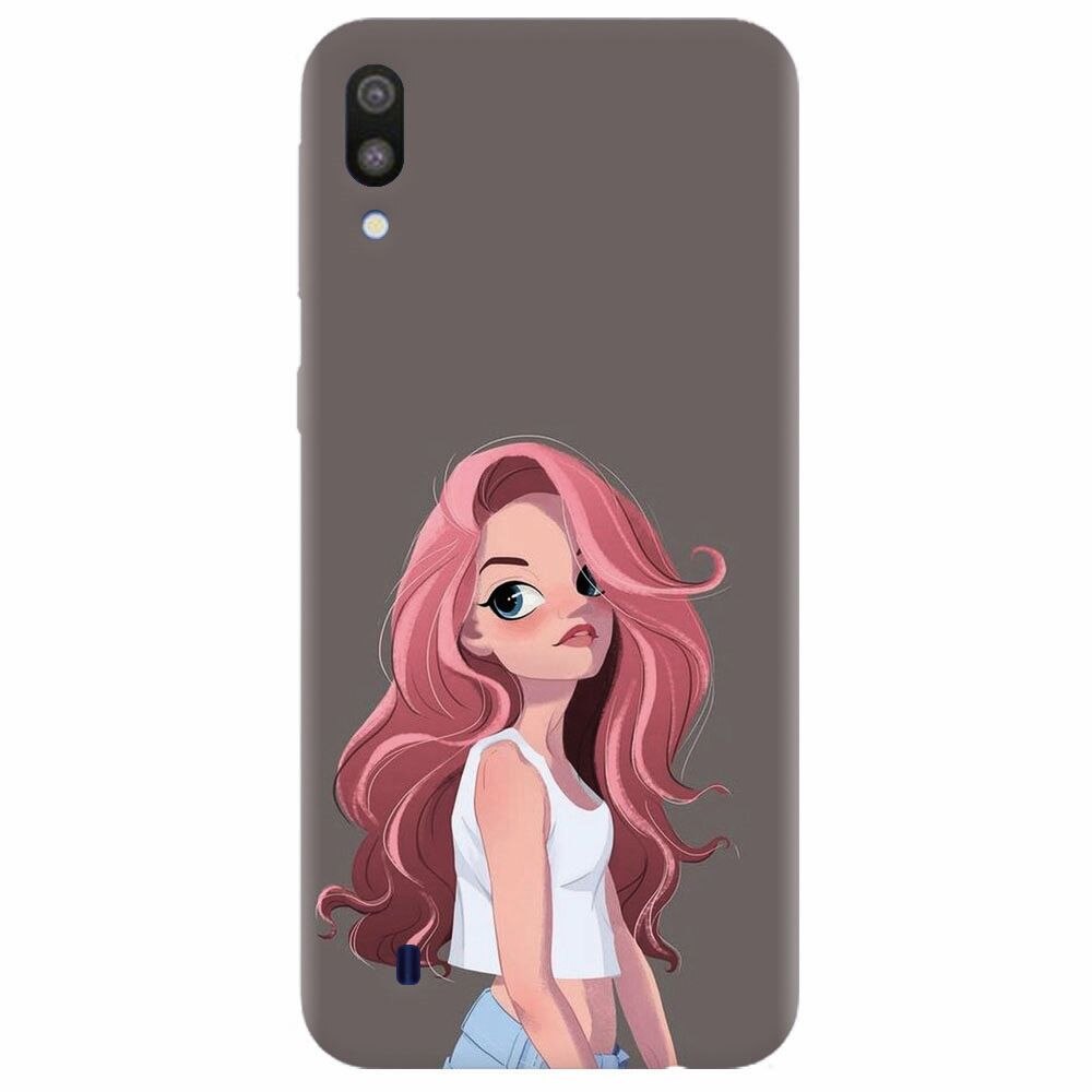 Husa silicon pentru Samsung Galaxy M10, Cute Girl