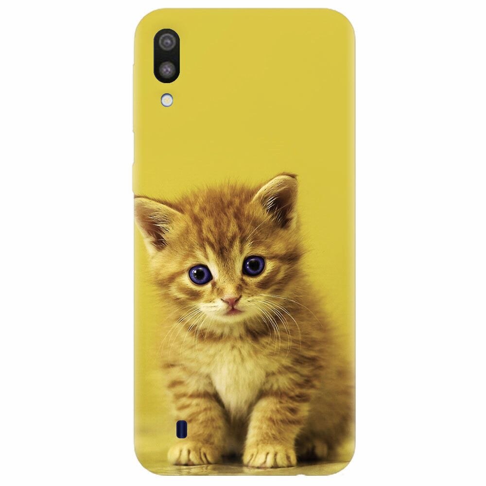 Husa silicon pentru Samsung Galaxy M10, Baby Kitten