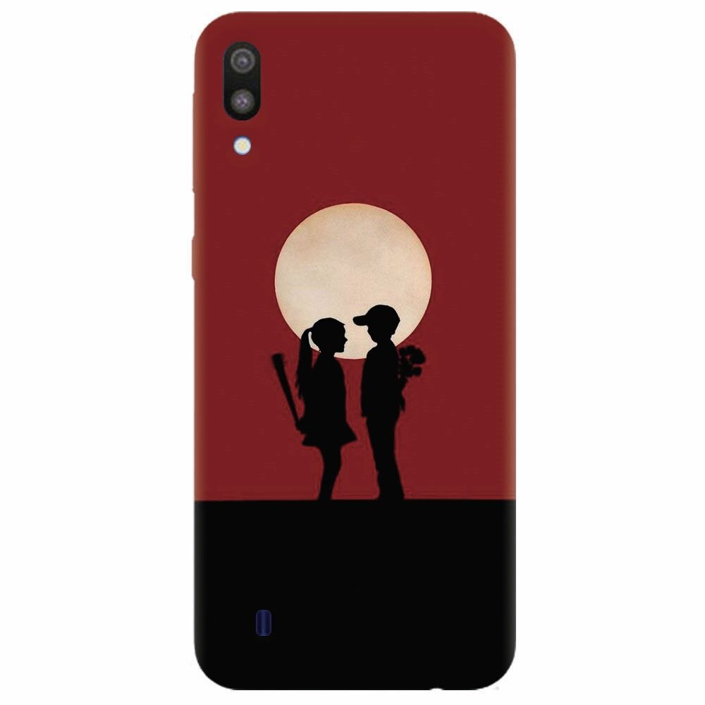 Husa silicon pentru Samsung Galaxy M10, Boy Girl Love Story