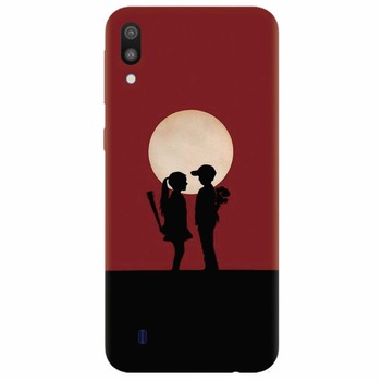 Husa silicon pentru Samsung Galaxy M10, Boy Girl Love Story Husa silicon pentru Samsung Galaxy M10, Boy Girl Love Story