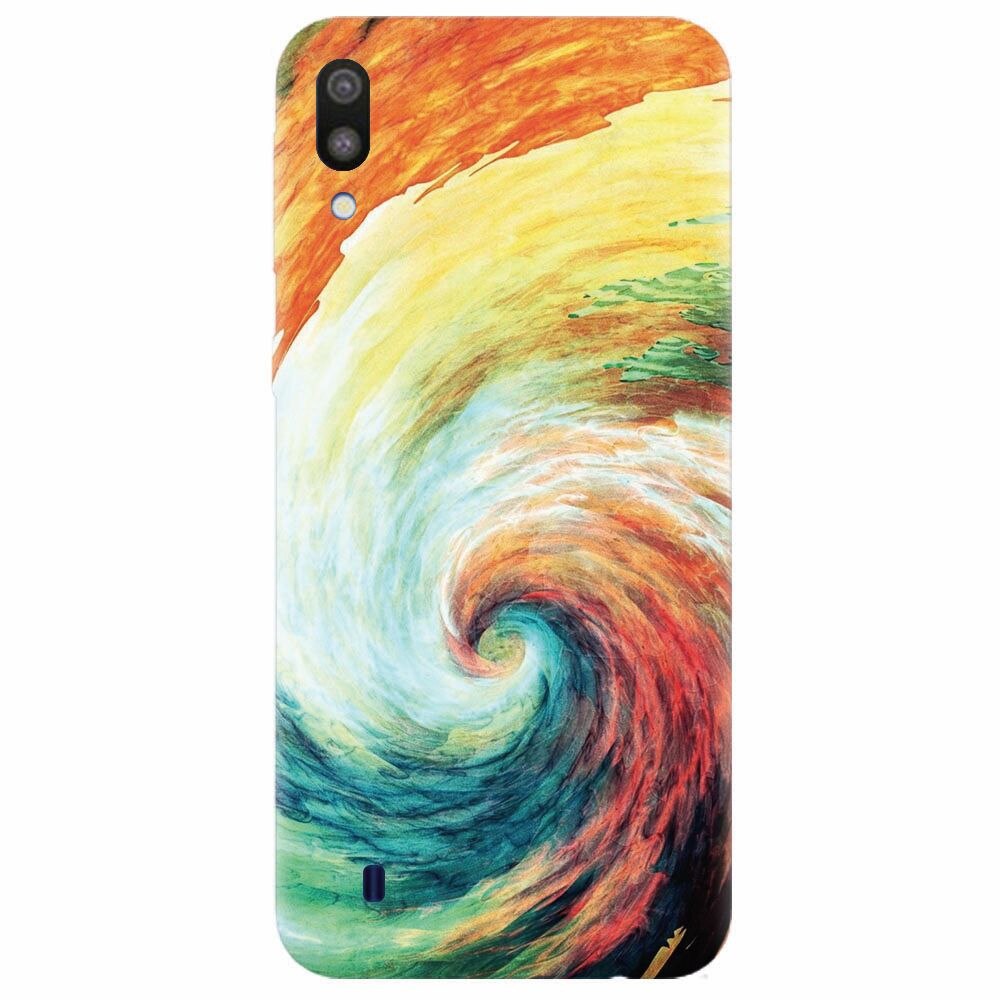 Husa silicon pentru Samsung Galaxy M10, Big Wave Painting