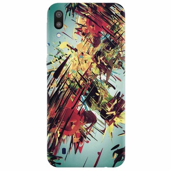 Husa silicon pentru Samsung Galaxy M10, Complex Abstract Colorful 3D Drawing Husa silicon pentru Samsung Galaxy M10, Complex Abstract Colorful 3D Drawing