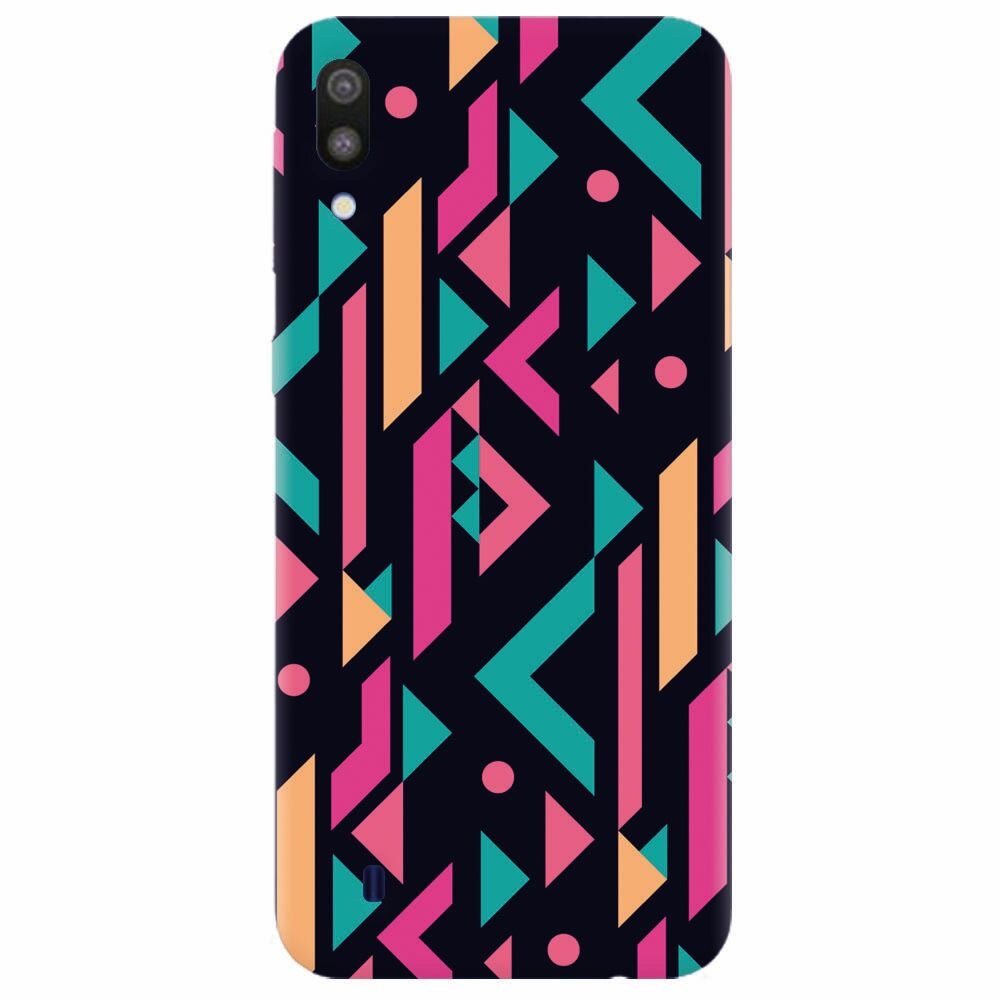 Husa silicon pentru Samsung Galaxy M10, Alien Geometrics