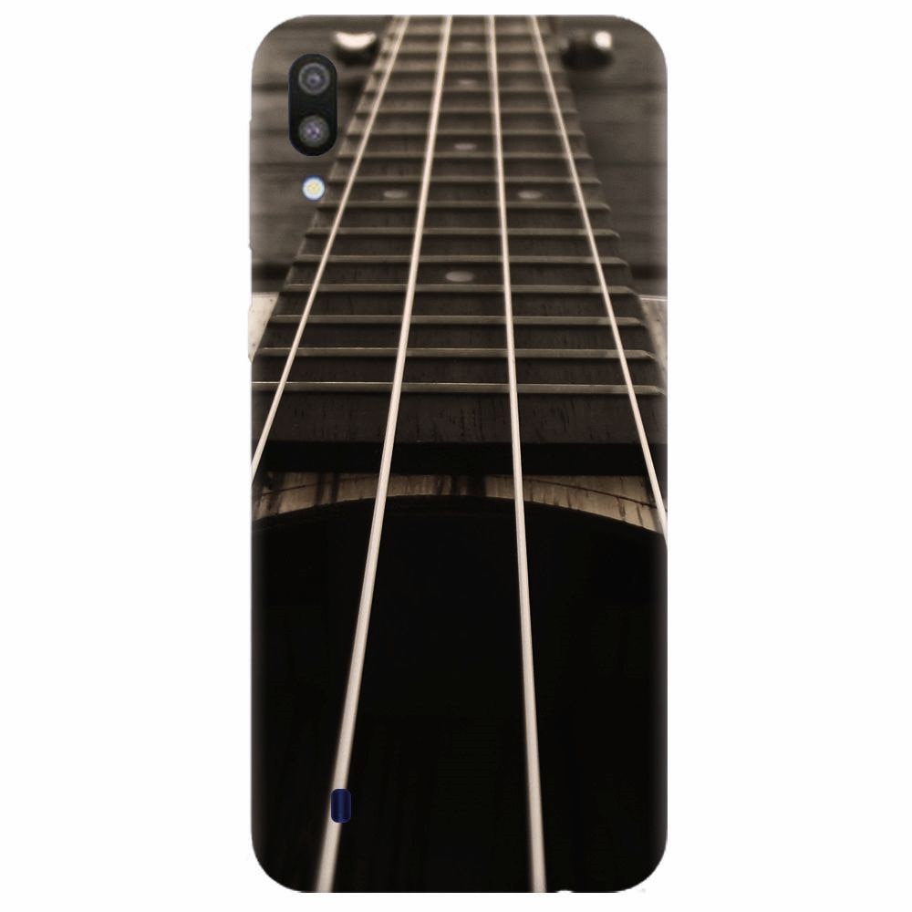 Husa silicon pentru Samsung Galaxy M10, Bass Guitar
