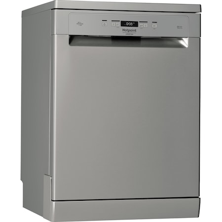 Masina de spalat vase Hotpoint HFO3T223WGFX, 14 seturi, 10 programe, Motor Inverter, 3D Zone Wash, Clasa A++, Inox
