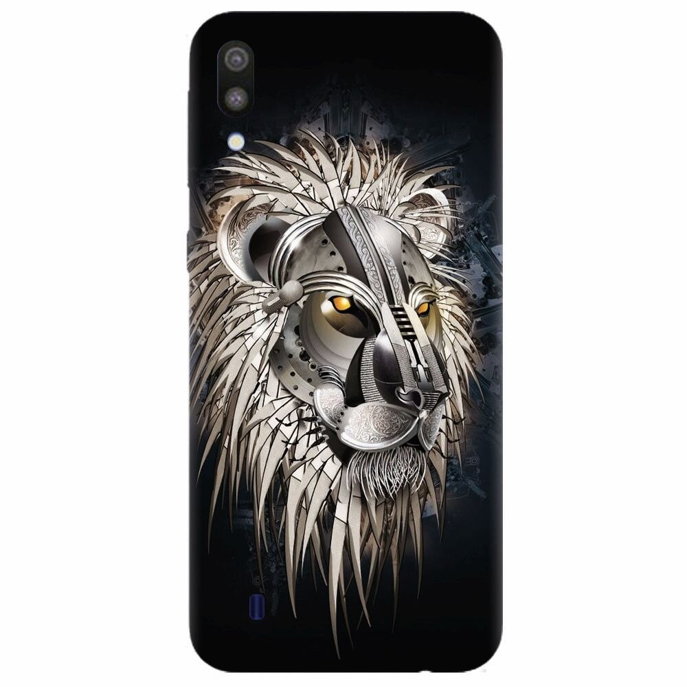 Husa silicon pentru Samsung Galaxy M10, Abstract Lion 001