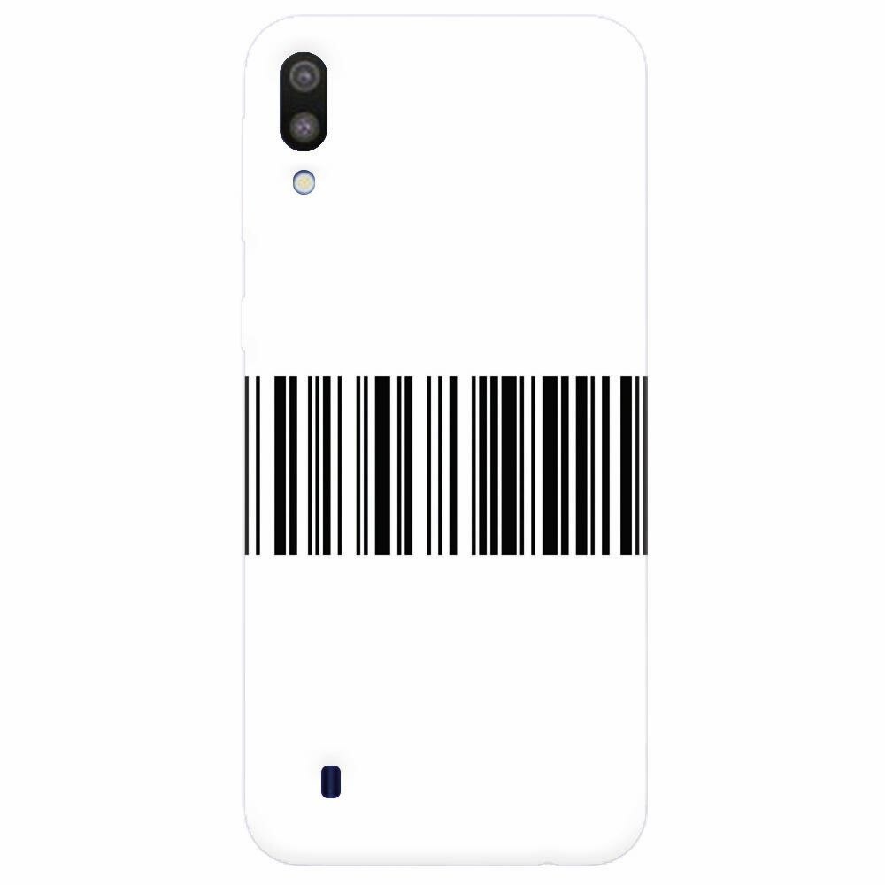 Husa silicon pentru Samsung Galaxy M10, Bar Code