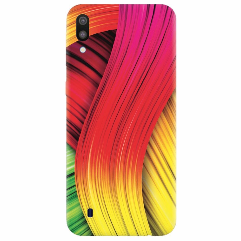 Husa silicon pentru Samsung Galaxy M10, Colorful Abstract