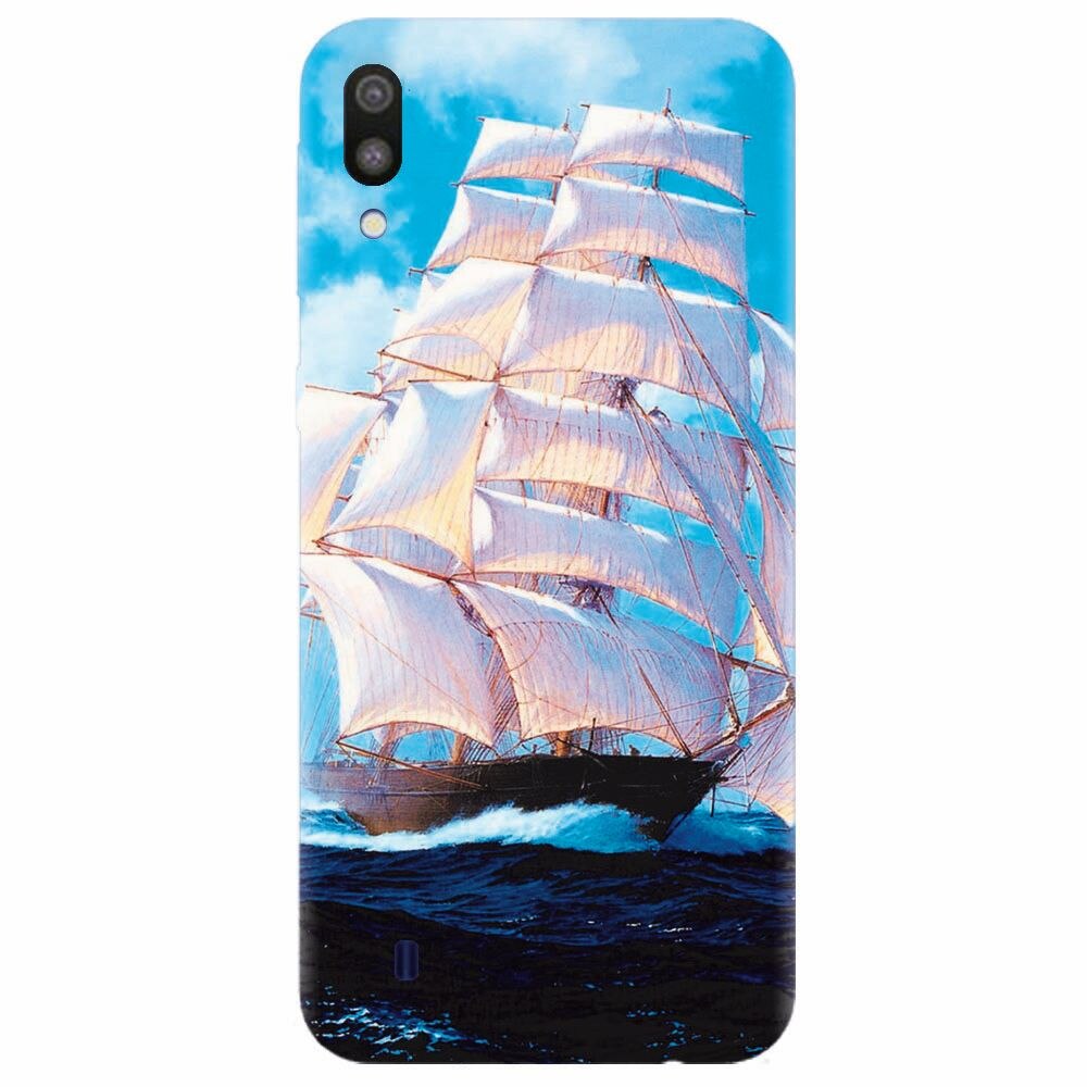 Husa silicon pentru Samsung Galaxy M10, Attractive Art Of Ships