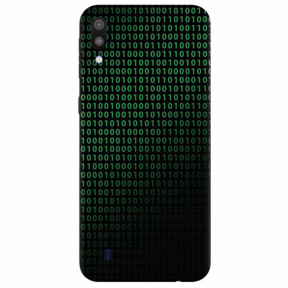 Husa silicon pentru Samsung Galaxy M10, Binary Code
