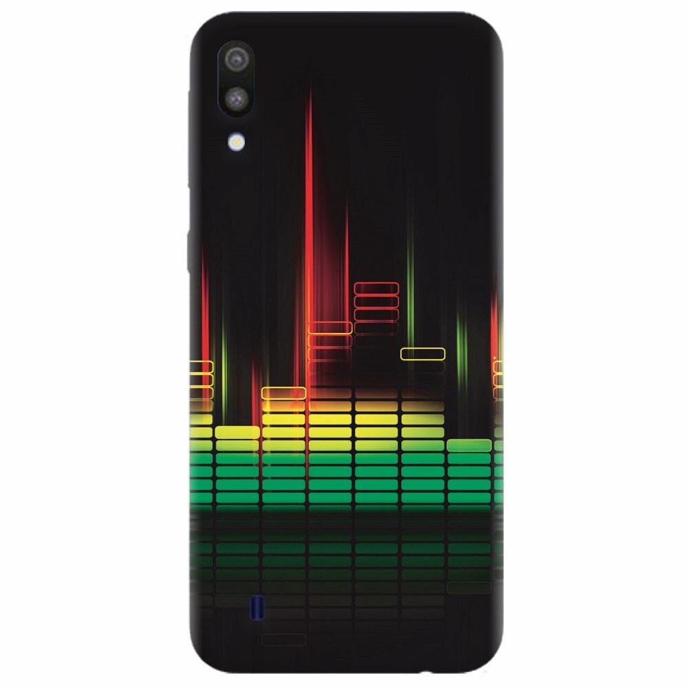 Husa silicon pentru Samsung Galaxy M10, Abstract Dj Sound System