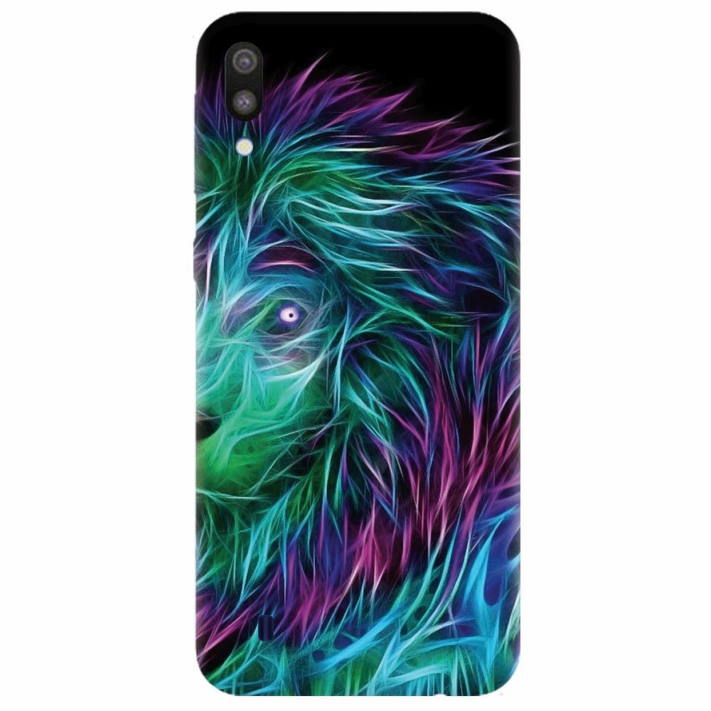 Husa silicon pentru Samsung Galaxy M10, Abstract Lion 002