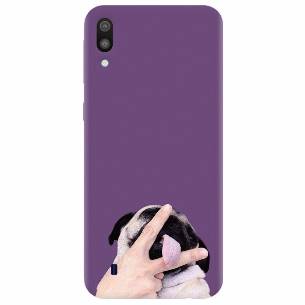 Husa silicon pentru Samsung Galaxy M10, Cute Dog 2