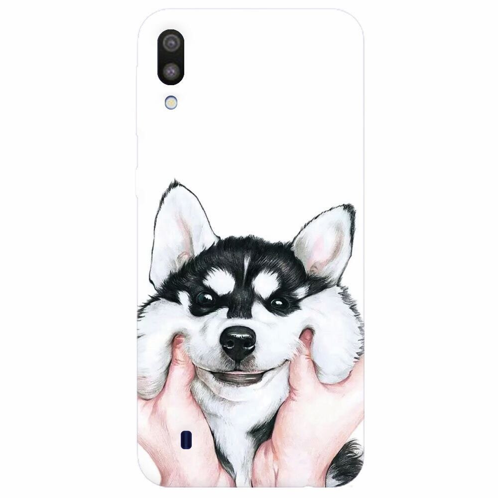 Husa silicon pentru Samsung Galaxy M10, Cute Dog 1