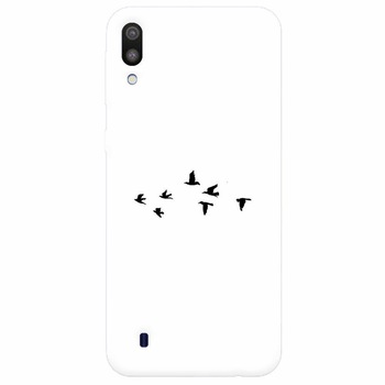 Husa silicon pentru Samsung Galaxy M10, Birds Husa silicon pentru Samsung Galaxy M10, Birds