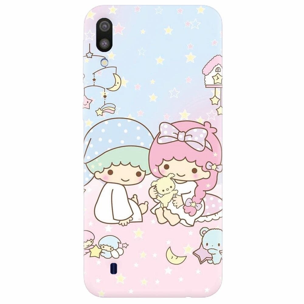 Husa silicon pentru Samsung Galaxy M10, Little Twins