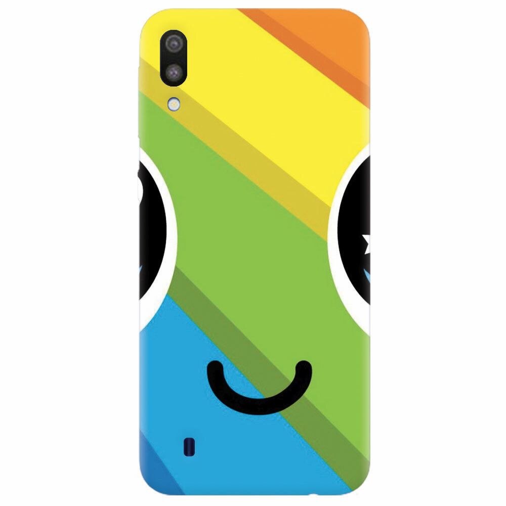 Husa silicon pentru Samsung Galaxy M10, Happy Face
