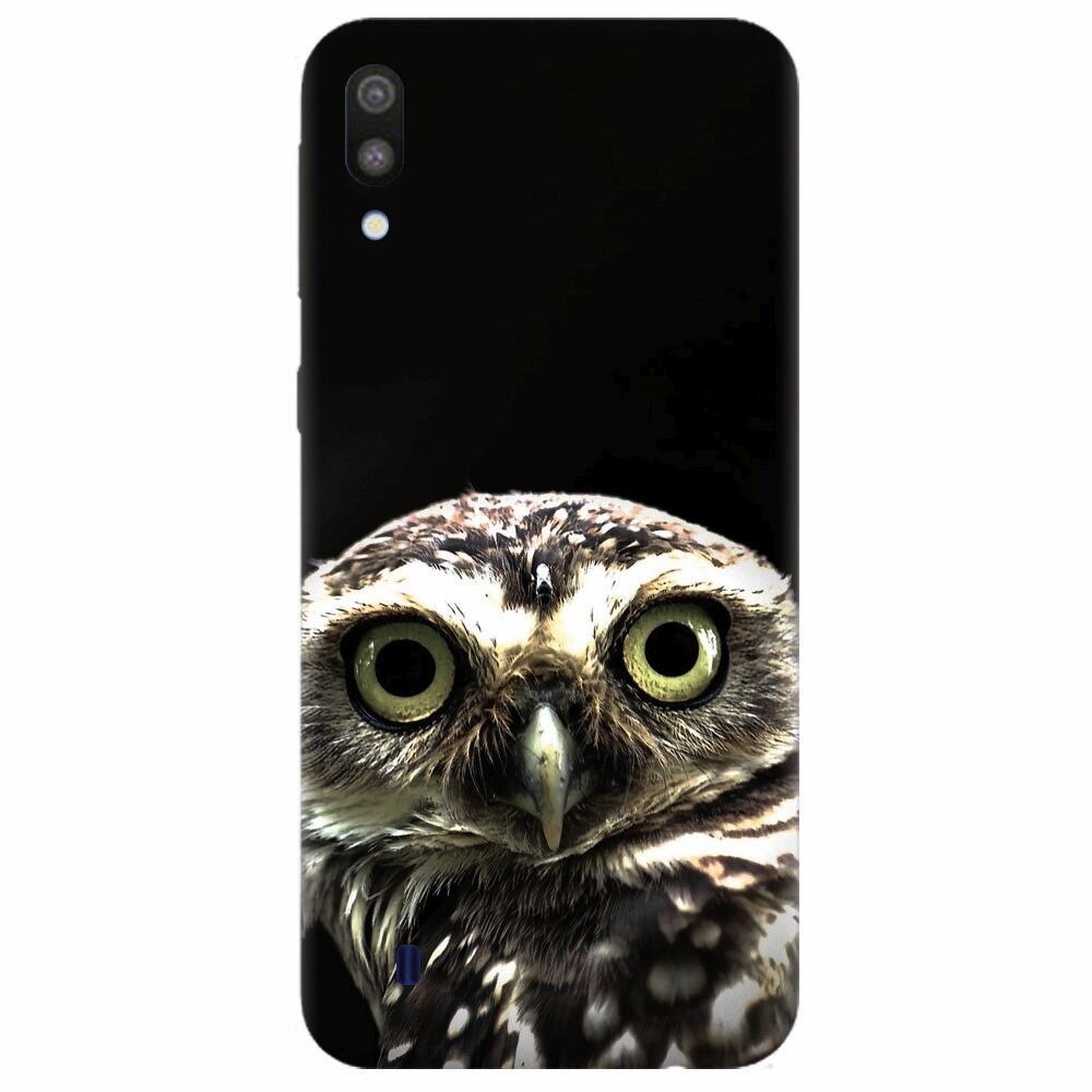 Husa silicon pentru Samsung Galaxy M10, Owl In The Dark