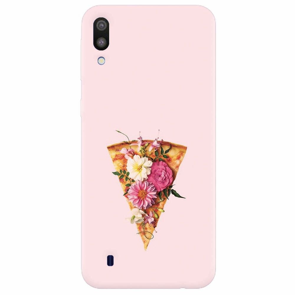 Husa silicon pentru Samsung Galaxy M10, Flower Pizza