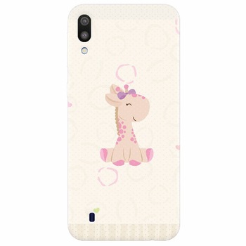 Husa silicon pentru Samsung Galaxy M10, Giraffe Cute Husa silicon pentru Samsung Galaxy M10, Giraffe Cute