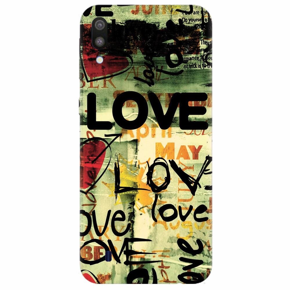 Husa silicon pentru Samsung Galaxy M10, Love Artwork