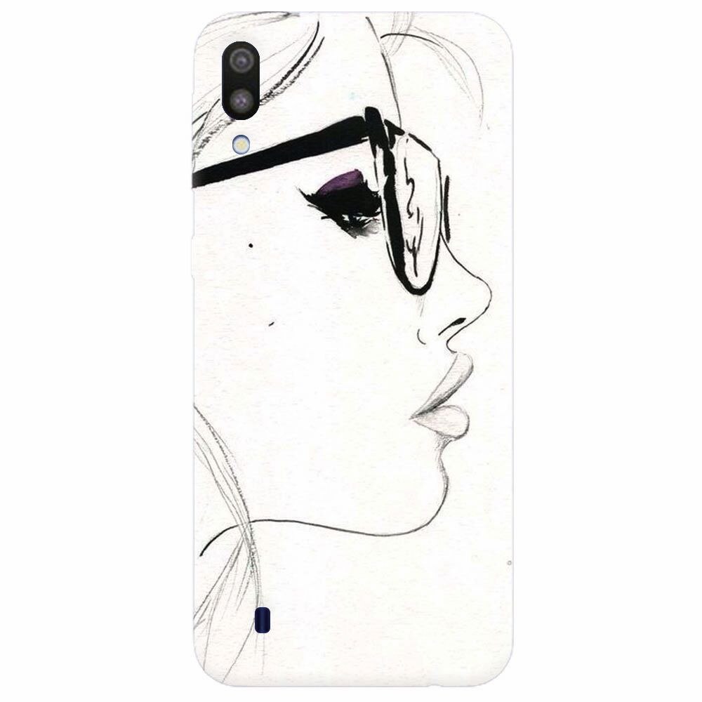 Husa silicon pentru Samsung Galaxy M10, Girl Face